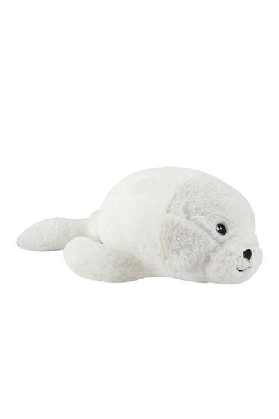 Moontoys 50x20 Cm Plush Cute Seal Fish - Embroidery Detailed, Large Filled Sleeping and Playmate