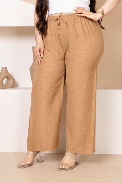 Online Single Bottom Loose Trousers - Elastic Waist