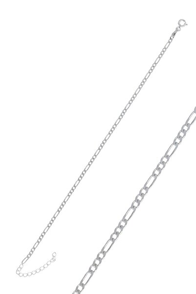 Söğütlü Silver Gümüş Figaro Zincir Bileklik Sgtl10516rodaj