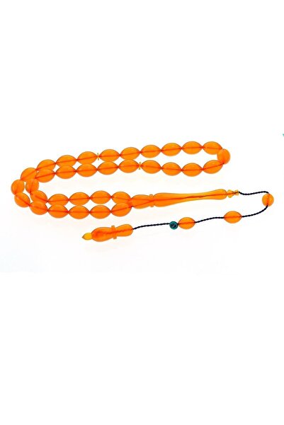 Söğütlü Silver Usta Işçilikli Özel Renk Tonu Sistemli Sıkma Kehribar Tesbih S...