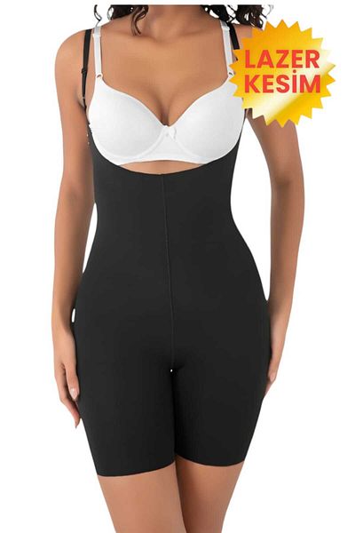 Tezzgelsin Laser Cut Women's Corset - Slimming and Gathering, Full Length Strap Set of 2