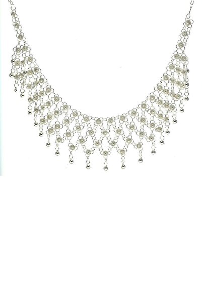 Söğütlü Silver Kadın Dört Sıra Kişniş Kolye SGTL6265