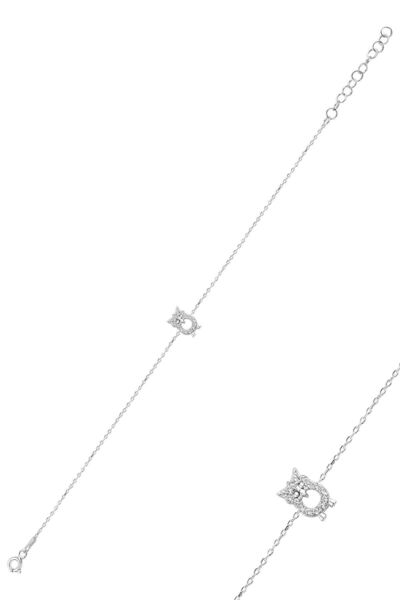 Söğütlü Silver Gümüş Baykuş Bileklik Sgtl10159bykuş