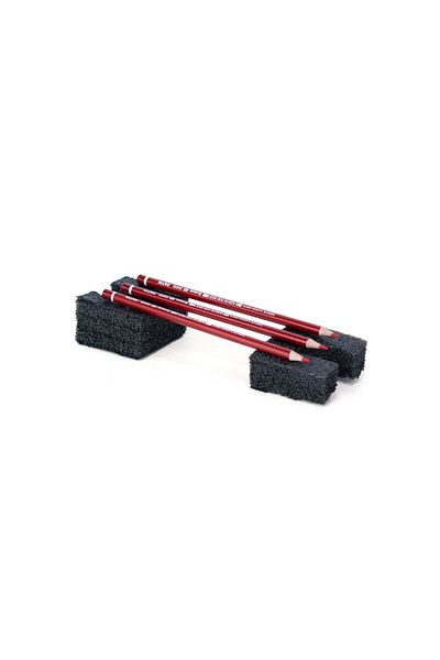 Ottoland Ergonomic Pencil - Triumphal Coral, Soft Tip, Durable Set of 3