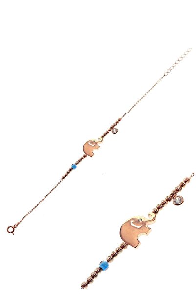 Söğütlü Silver Kadın Dorica Rose Toplu Fil Bileklik SGTL8135