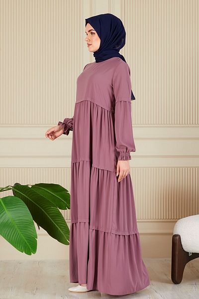 fistan Medina Mother and Prayer Dress - Μεταξωτό Σχέδιο Hijab, Κομψό και Κομψό