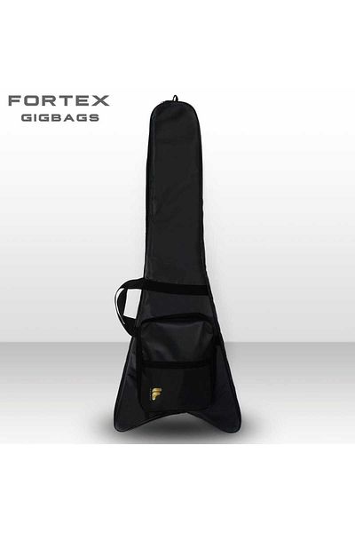 Fortex 300 Series Black V Case Electric Guitar Bag