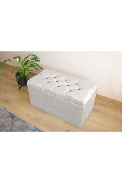 aldagelsin Lüks Sandıklı Kapitoneli Puf 60 cm