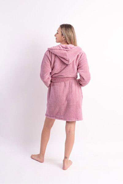 Sweets Collection Kadın Welsoft Peluş Pudra Sabahlık