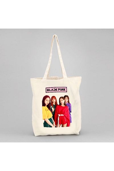 TakeTshirt Blackpink Cloth Bag Two Sides Permanent Printed Washable Cloth Bag Shoulder Bag