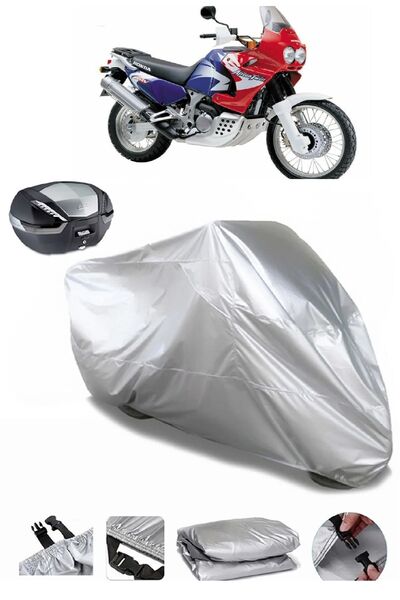 CoverPlus هوندا XRV 750 أفريقيا التوأم الخلفي حقيبة متوافقة مع دراجة نارية مق...