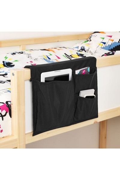 IKEA Органайзер за детска стая с джобове Stickat - черен 39-30 см