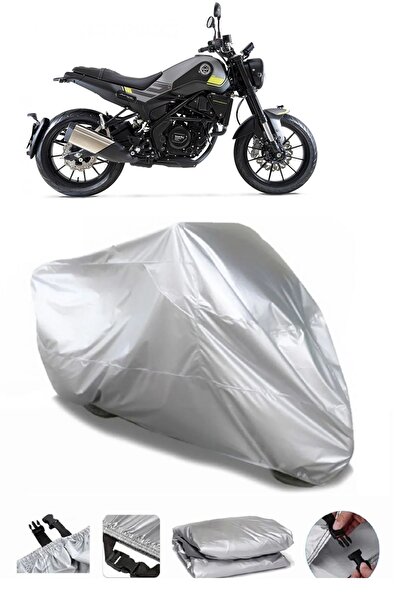 CoverPlus ماركة بينيلي ليونسينو 250 رمادية مقاومة للماء للدراجات النارية