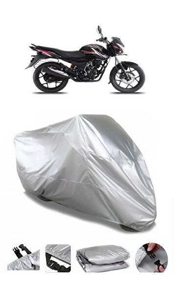 CoverPlus ماركة باجاج ديسكفري 150 S رمادية مقاومة للماء للدراجات النارية