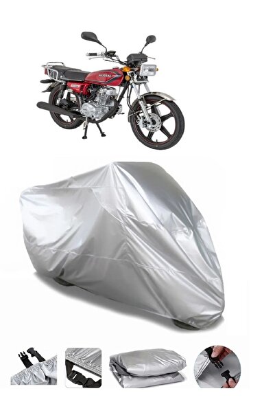 CoverPlus ماركة مونديال 100 UGK رمادية مقاومة للماء للدراجات النارية