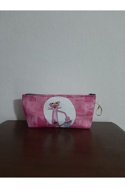 owl bag Suport stilou cu model Pink Panther - geantă de machiaj