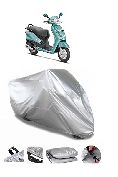 CoverPlus ماركة Hero Duet LX 110 رمادية مقاومة للماء للدراجات النارية