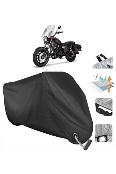 CoverPlus Kuba Superlight 200 Motor Brandası Arka Çanta Uyumlu (bağlantı, Kil...