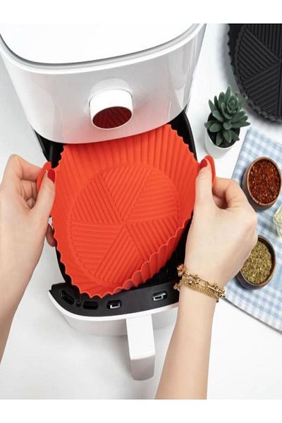 icon line Silicone Cooking Bowl Compatible with All Airfryers - Airfryer Silicone Cup - Useful-silicone