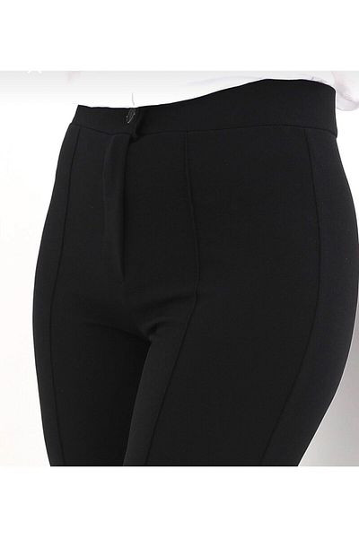 LARİS Pantaloni spanioli din lycra cu talie înaltă