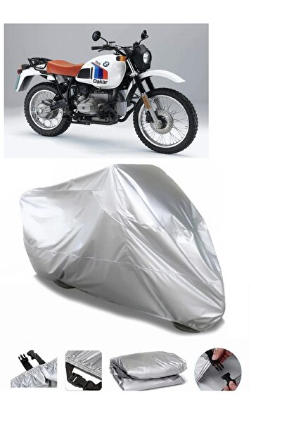 CoverPlus متوافق مع علامة تجارية Bmw R 80 GS باللون الرمادي المقاوم للماء