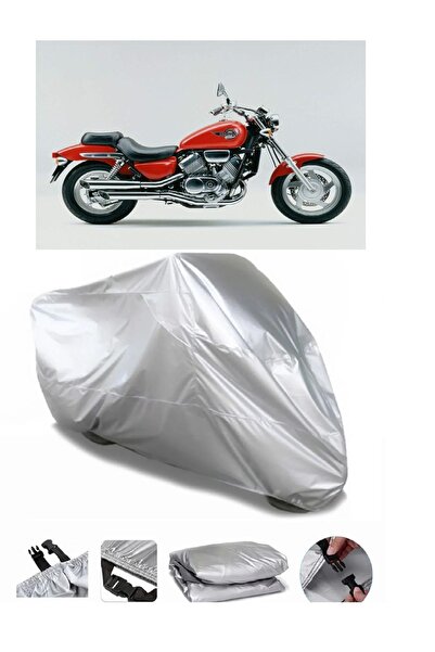 CoverPlus ماركة هوندا VF 750 C Magna رمادية مقاومة للماء للدراجات النارية