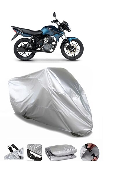 CoverPlus Rks RK125-R علامة تجارية رمادية مقاومة للماء للدراجات النارية