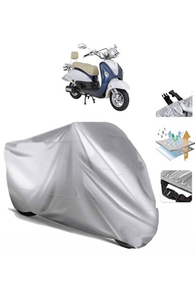 CoverPlus Mondial 50 Znu Ec Motosiklet Brandası Motor Branda (bağlantı Tokalı)