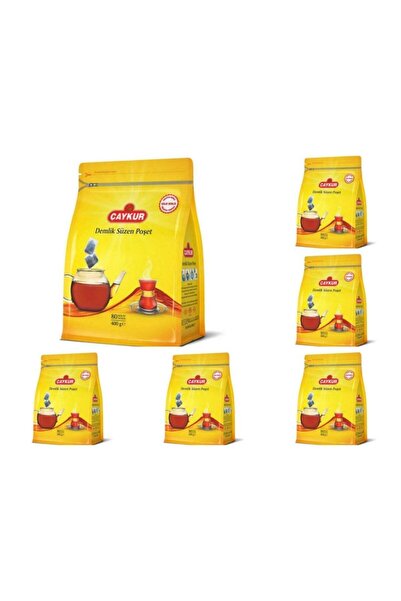 Çaykur Demlik Poşet 400 gr X 6 Paket