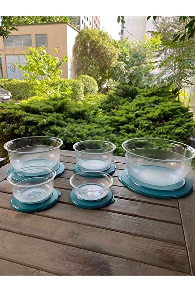 Tupperware Crystal 5-Piece Storage and Service Container