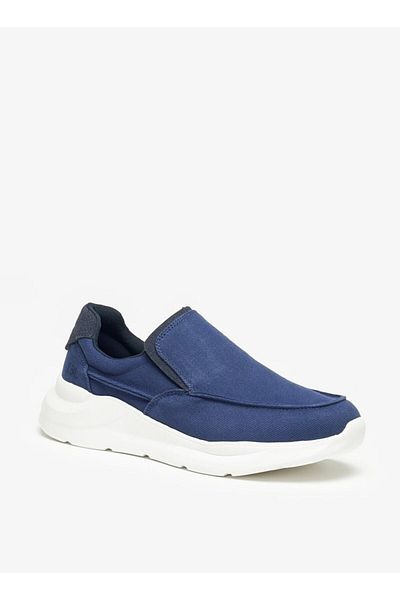 LBL by Shoexpress Textured Low Ankle Slip-On Sneakers