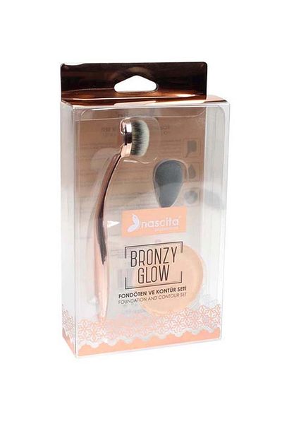 nascita Set de 3 fond de ten și contur Bronzy Glow - 1