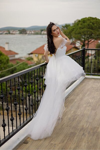 bride in love Korsajlı Beden Gelinlik