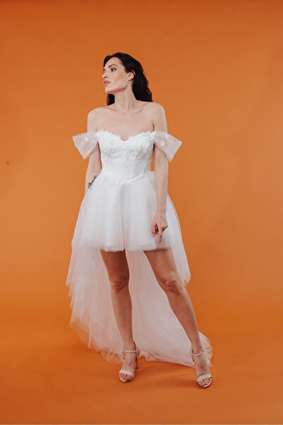 bride in love Korsajlı Beden Gelinlik