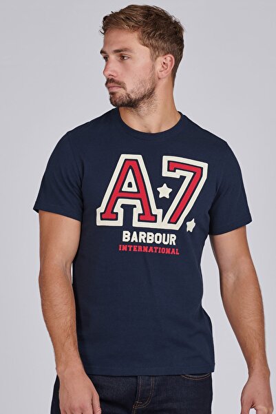 Barbour B.ınt. Legendary A7 T-shirt Ny91 Navy