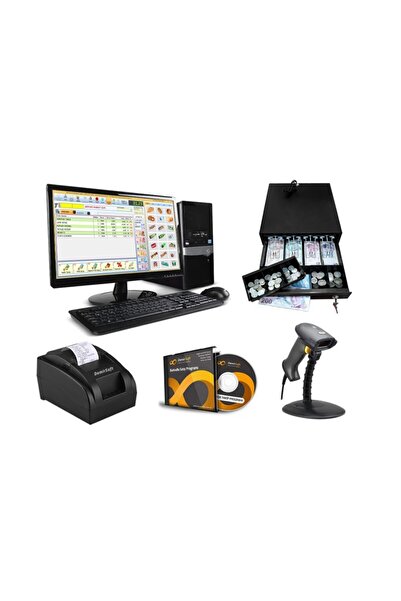 DemirSoft Market Mağaza Barkodlu Satış Sistemi Para Çekmeceli