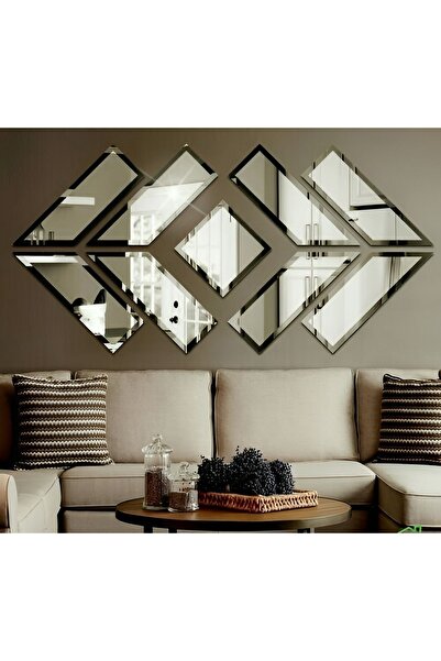 B&B Dekorasyon DEKORATİF BİZOTELİ DUVAR AYNASI 120X60