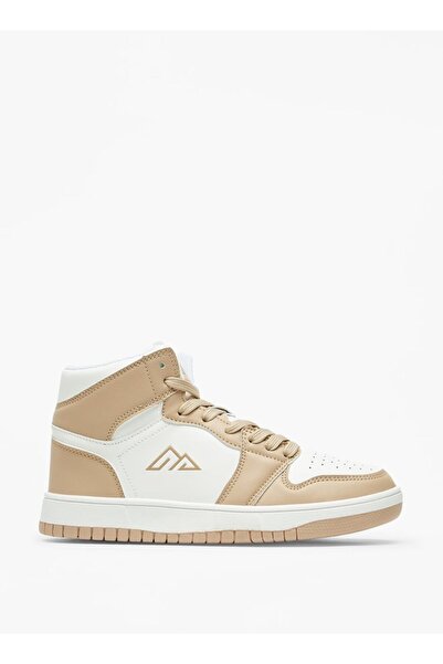 Oaklan by Shoexpress Color Block High Heeled Sneakers with Lace-Up Closure