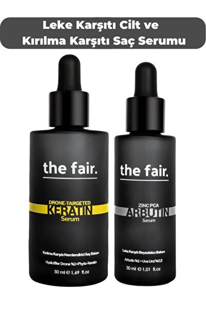 the fair. Leke Karşıtı Cilt Serumu ve Keratin Kırılma Karşıtı Vegan Saç Ve Ci...