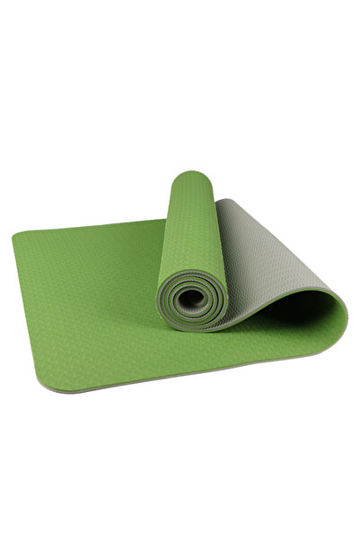Sportface Tpe-800 Yoga Matı Pilates Minderi Egzersiz Ve Spor Matı 8mm - Gri