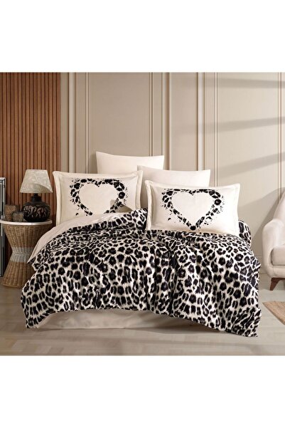 Hobby Çift Kişilik Saten Nevresim Aura Taş