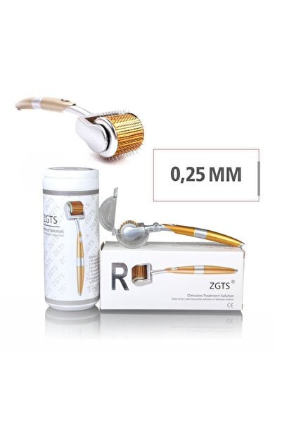 Genel Markalar Dermaroller 192 Iğne Titanyum Derma Roller 0,25 mm + Temizleme Spreyi