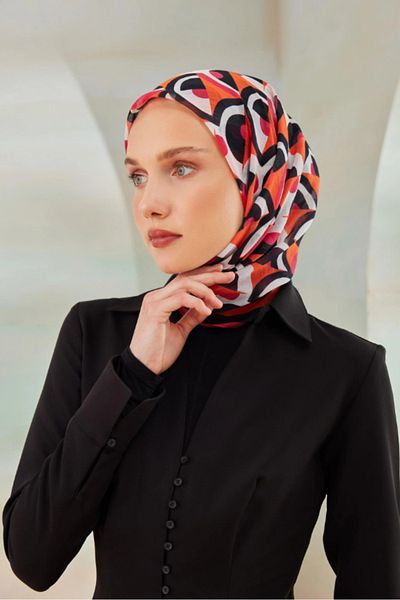 Cardion 1194-1 Cardion Cotton Silk Scarf - Άνετη εφαρμογή