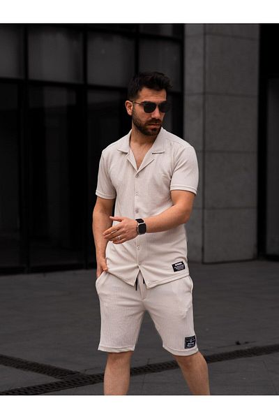 OTAKU Men's Shirt Shorts Set