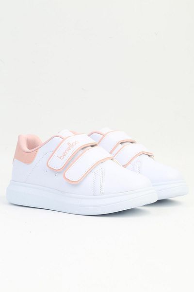 Benetton BN-31806 Pantofi sport pentru copii - alb roz