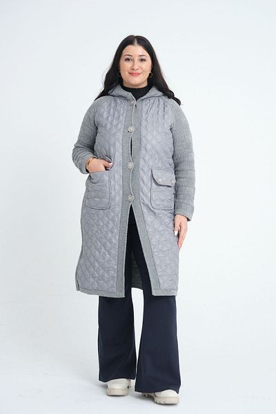 Zm Giyim stella pocket detailed large size cardigan