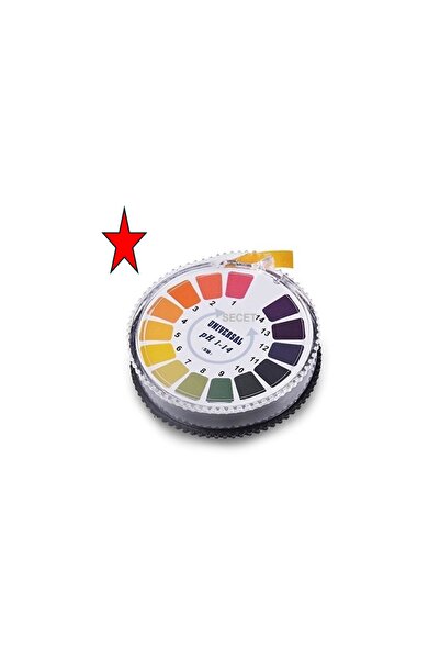 Genel Markalar pH Kağıdı Rulo, İndikatör Kağıdı 1-14 ph test kağıdı, pH ölçüm test kağıdı beş metre rulo olarak