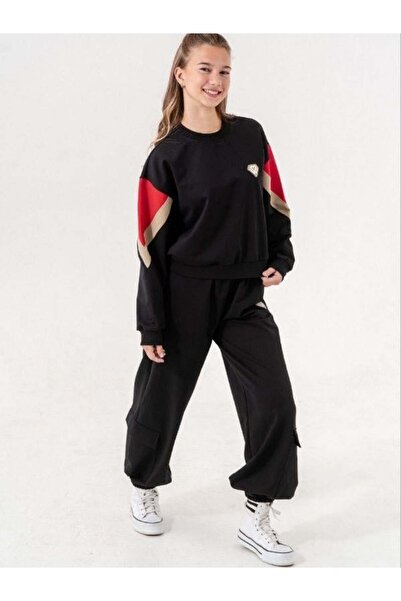 Zekids Κορίτσι - Σετ φόρμας με μοτίβο καρδιάς με 2 νήματα