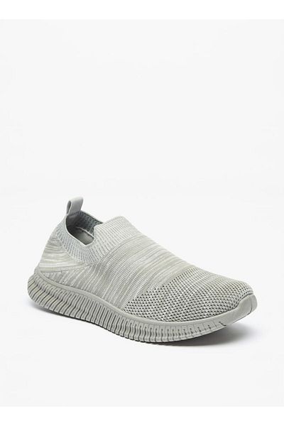 Oaklan by Shoexpress Mesh Detail Slip-On Sports Shoes