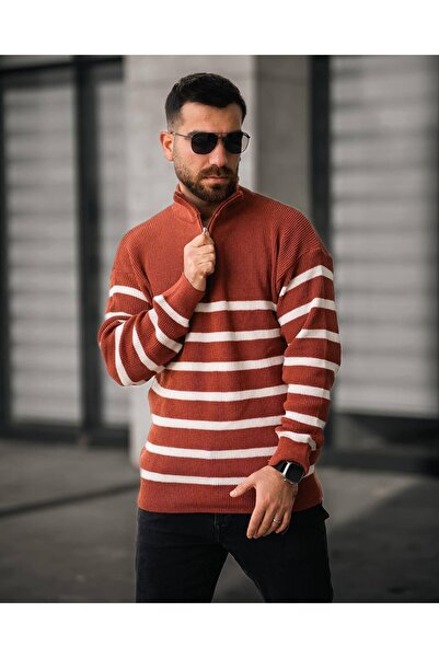 mayastyle Men's knitwear sweater striped